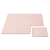 Rialto Baby Puzzle habszivacs játszószőnyeg szegéllyel Light Pink 92x92 cm