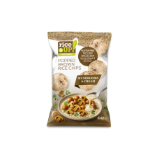 Rice Up Barna rizs chips gombás-tejszínes - 60g előétel és snack