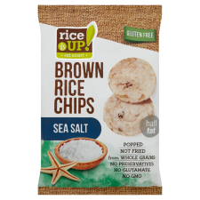 Rice Up barna rizs chips tengeri sós ízű 60 g reform élelmiszer