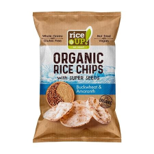 Rice Up Barnarizs chips, 25 g,  "Bio", hajdinával és amaránttal biokészítmény