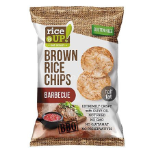 Rice Up Barnarizs chips, 60 g, RICE UP, barbecue előétel és snack