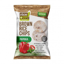 Rice Up Barnarizs chips, 60 g, RICE UP, paprikás előétel és snack