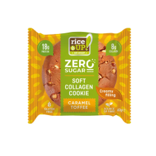 Rice Up Karamell protein keksz kollagén zero - 60g reform élelmiszer
