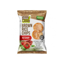 Rice Up Ketchupos barna rizs chips - 60g előétel és snack