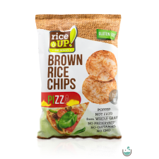 Rice Up ! Pizza ízesítésű barna rizs chips 60 g reform élelmiszer