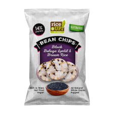 Rice Up proteines chips fekete beluga lencsével 60 g előétel és snack