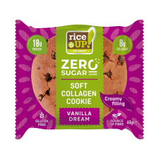  Rice Up Zero keksz kollagénnel és proteinnel vaníliás 60g csokoládé és édesség