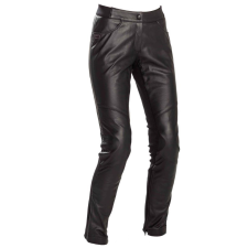 RICHA Catwalk női bőr motoros nadrág fekete motoros nadrág