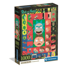Rick and Morty Portal Panels 1000 db-os Compact puzzle Clementoni puzzle, kirakós