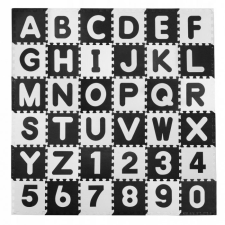 Ricokids Játszószőnyeg Puzzle - Betűk, Számok - 180x180 cm játszószőnyeg