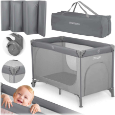 Ricokids összecsukható Utazóágy matraccal - szürke utazóágy