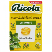  Ricola Citromfű cukormentes svájci gyógynövény cukorkák édesítőszerekkel 40 g csokoládé és édesség
