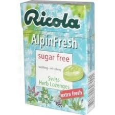 RICOLA CUKOR ALPIN FRESH CM. 40 g reform élelmiszer