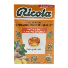 RICOLA CUKOR GYÖMBÉR-NARANCSMENTA CM. csokoládé és édesség