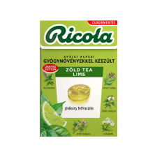 Ricola Ricola cukorka Zöld Tea-Lime - 40g csokoládé és édesség