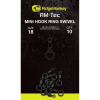  RidgeMonkey RM-Tec Mini Hook Ring Swivel karikás forgó 10db (RMT09-700)