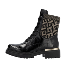 Rieker 72607 00 sikkes női bokacsizma női csizma, bakancs