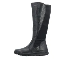 Rieker TEX Z0067 00 női bőr csizma vízálló, Vario szárbőség