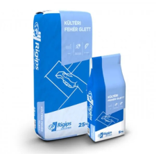 Rigips kültéri fehér glett 25  kg glett, gipsz, csemperagasztó, por