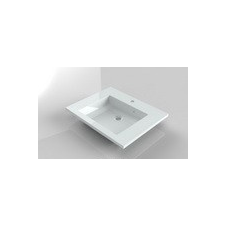 Riho Broni 60x48 cm centrális öntött márványmosdó fürdőkellék