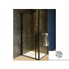 Riho Lucid GD201 90x100 matt fekete zuhanykabin GD209B100