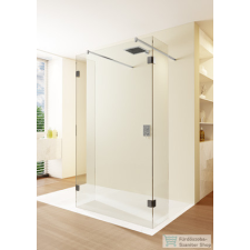 Riho Scandic NXT X202 fekete 156/37 zuhanyajtó GX00352B0 kád, zuhanykabin