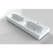 RIHO Slimline öntött márványmosdó 120x38 (2medence,2csaplyuk) fürdőszoba kiegészítő
