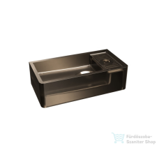 Riho Solid Frosted 41x21 cm-es jobbos kézmosó, frosted umber W046002F02 szaniter