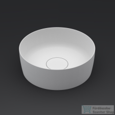 Riho THIN Solid Surface 42x42x14 cm-es mosdótál, matt fehér W024001105 szaniter