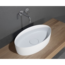  Riho Thin Solid Surface ovális mosdó 58x35cm fürdőszoba kiegészítő