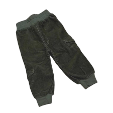 Rikidor Bélelt Kordnadrág Passzés Zárú - Olajzöld 74 babanadrág