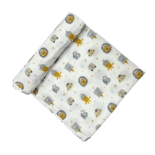 Rikidor Muszlin Takaró/Kifogó - Zoo 120x120 cm babaágynemű, babapléd