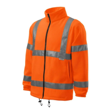 Rimeck 5V1 HV Fleece Jacket unisex polár fluoreszkáló narancssárga színben munkaruha