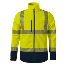 Rimeck ADL5V3 HV DROP Jól láthatósági softshell kabát (sárga, 3XL)