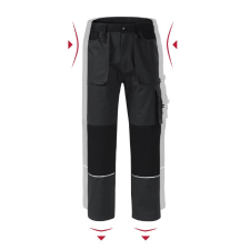 Rimeck ADLW01 WOODY Deréknadrág (ébenszürke, 48-50/M) munkaruha