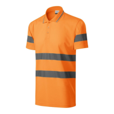 Rimeck HV Runway galléros póló unisex fluoreszkáló narancssárga XL láthatósági ruházat