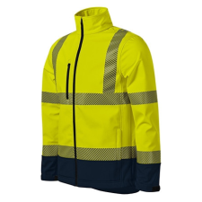Rimeck Softshell kabát unisex HV Drop 5V3 fluoreszkáló sárga 3XL méret láthatósági ruházat