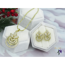  Rimma antiallergén szett medálos nyaklánc fülbevaló-14K ékszer szett