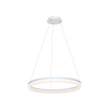  RING függőlámpa, fehér kör, 36W LED fém és akril IP20, modern stílusú Milagro