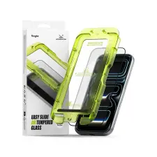 Ringke Easy Slide Ar - iPhone 17 Pro Max edzett üvegfólia, felhelyező kerettel mobiltelefon kellék