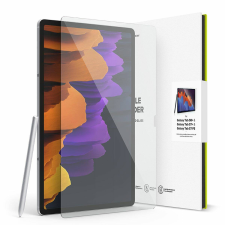 Ringke Galaxy Tab S8+/ S7+/ S7 FE kijelzővédő, Invisible Defender ID, edzett üveg, átlátszó tablet kellék