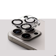 Ringke iPhone 16 Pro/ 16 Pro Max kamera lencsevédő csomag (2db), fekete átlátszó tok és táska