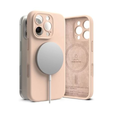 Ringke iPhone 16 Pro mágneses rózsaszín szilikon tok tok és táska