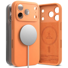 Ringke Magnetic MagSafe iPhone 17 Pro Max szilikon hátlap tok - narancssárga tok és táska