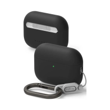 Ringke Silicone - AirPods Pro 3 tok, fekete fülhallgató, fejhallgató tok