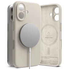 Ringke Silicone MagSafe-kompatibilis tok iPhone 16 - bézs tok és táska
