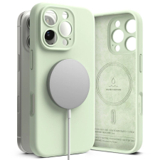 Ringke Silicone MagSafe-kompatibilis tok iPhone 16 Pro Max - zöld tok és táska