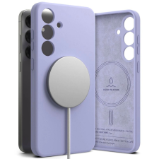 Ringke Silicone MagSafe-kompatibilis tok Samsung Galaxy S25 - lila tok és táska