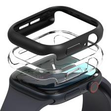 Ringke Slim 2-pack tok (2 db) Apple Watch 10 42mm - átlátszó/fekete okosóra kellék