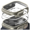 Ringke SLIM 2-PACK tok APPLE WATCH ULTRA 1 / 2 / 3 (49 MM) készülékhez - átlátszó & titán szürke